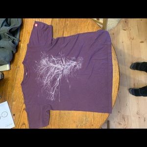 Element - purple shirt - electrified tree Size L